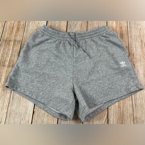Women Adidas IA6451 Adicolor Essentials French Terry Shorts Grey Size Large